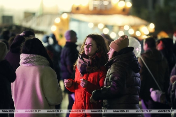 Как прошла новогодняя ночь в Бресте. Фоторепортаж