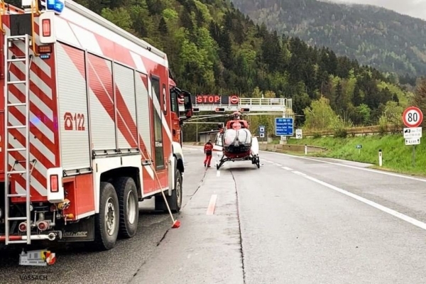 В Австрии белорус на фуре попал в ДТП с легковым автомобилем