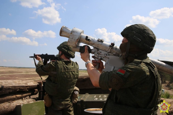 На полигоне «Брестский» проходит тактическое учение с личным составом 115-го зенитного ракетного полка