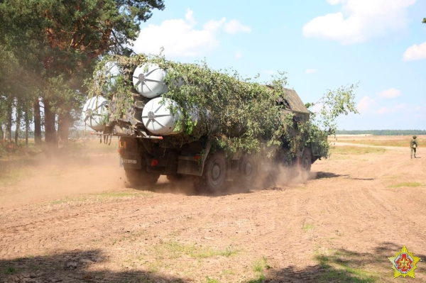 На полигоне «Брестский» проходит тактическое учение с личным составом 115-го зенитного ракетного полка