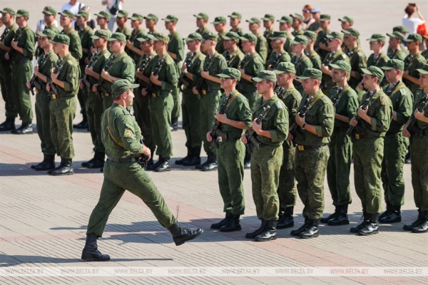 Церемония принятия военной присяги состоялась в Брестской крепости Церемония принятия военной присяги состоялась в Брестской крепости
