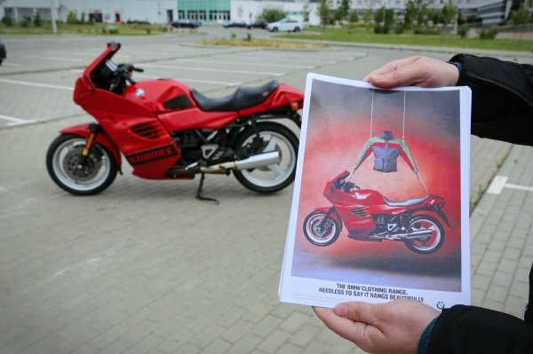 Белорус купил в США 27-летний мотоцикл BMW K1100 RS Белорус купил в США 27-летний мотоцикл BMW K1100 RS