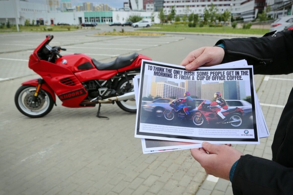 Белорус купил в США 27-летний мотоцикл BMW K1100 RS Белорус купил в США 27-летний мотоцикл BMW K1100 RS