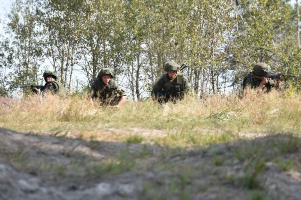 Десантники осуществили подрыв моста через Прилукский канал на полигоне «Брестский»