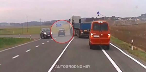 Это видео даже смотреть страшно: безумная ситуация на дорогах Беларуси