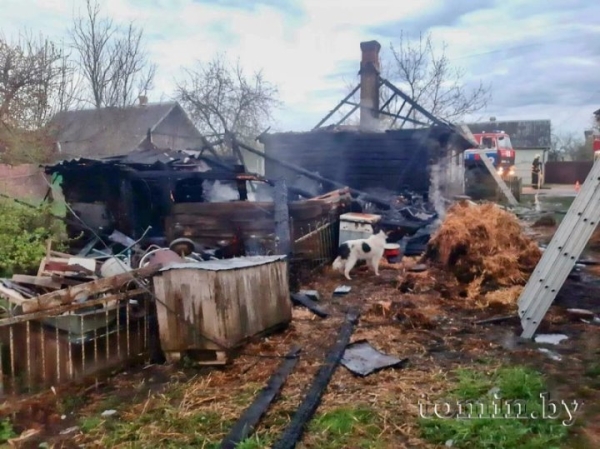В Яцковичах под Брестом горели два дома